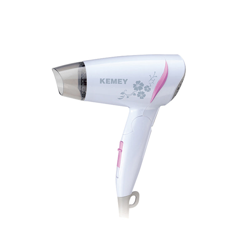 Kemei KM-2605 Foldable 3-Gear Hair Dryer, 1400W, Portable