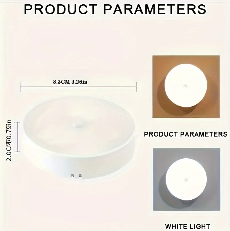 Wireless LED Motion Sensor Night Light Stick Anywhere | Corridor, Wardrobe, Staircase, Bedroom