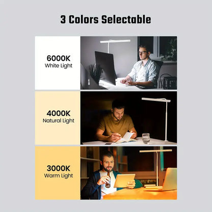 Adjustable LED Desk Lamp with Clamp & 3 Light Modes 💡