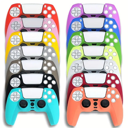 Anti-Slip Silicone Protective Cover for PS5 Controller – Dust-Resistant Grip Sleeve
