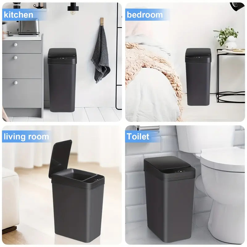 Trash Motion Sensor Bathroom Trash Can Set