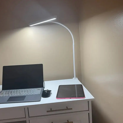 Adjustable LED Desk Lamp with Clamp & 3 Light Modes 💡