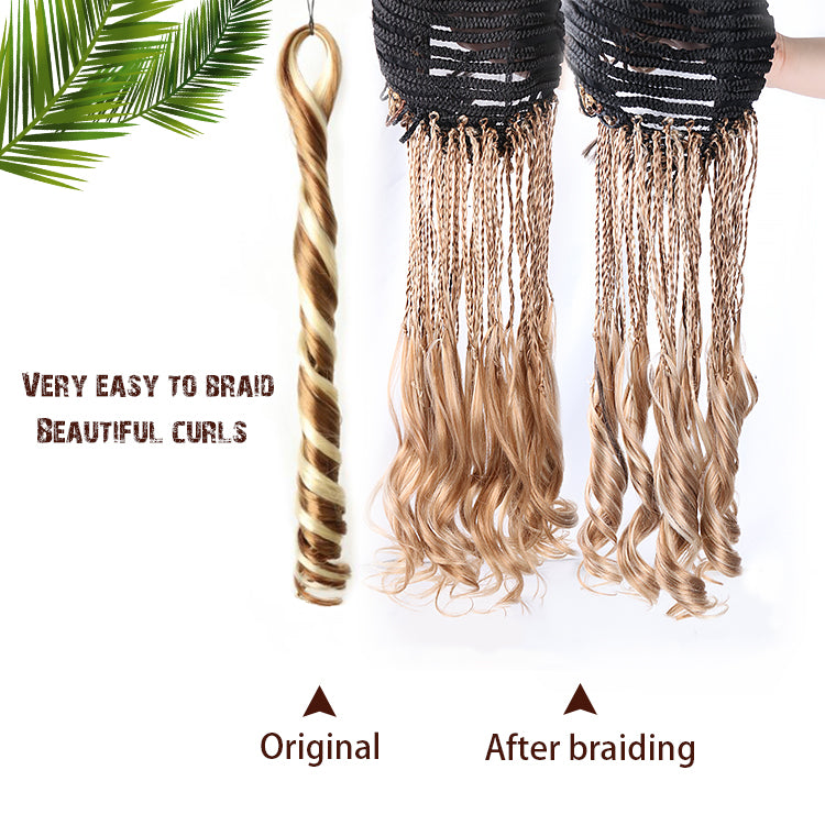 Julianna 24: Kanekalon Silky Pony Style Hair Extensions – 300g Body Wave Spanish/French Curl Braiding Hair