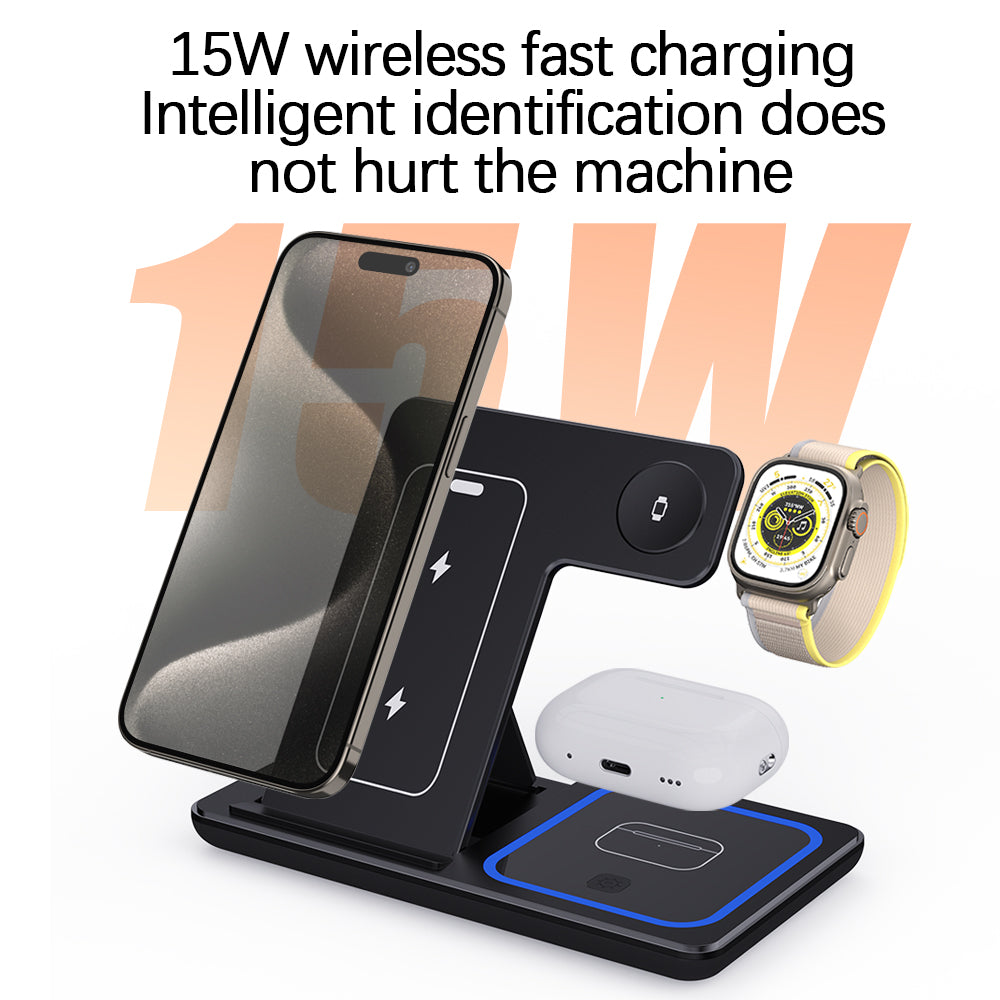 Magnetic Wireless Charging Stand for iPhone, Apple Watch & AirPods