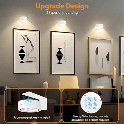 Modern RGB Picture Frame Light comes with 13 Colors, Magnetic LED Art Display Light with Remote (Battery Operated)
