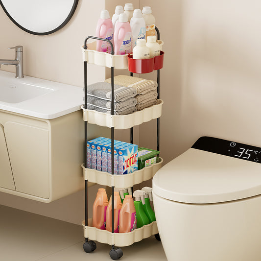 Plastic Kitchen & Home Storage Shelf Rack By Campus Plug