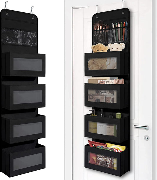 Clear Window PVC Over-Door Hanging Organizer 🚪