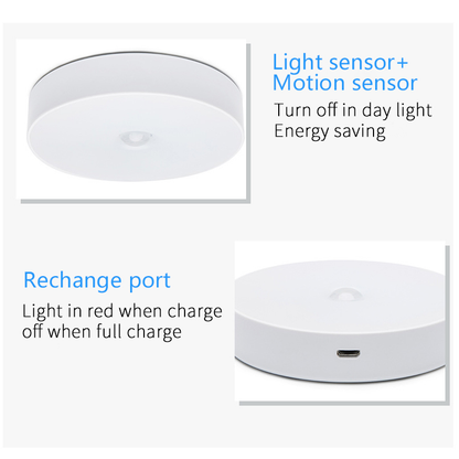 Wireless LED Motion Sensor Night Light  Stick Anywhere | Corridor, Wardrobe, Staircase, Bedroom