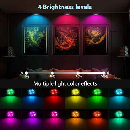 Modern RGB Picture Frame Light comes with 13 Colors, Magnetic LED Art Display Light with Remote (Battery Operated)
