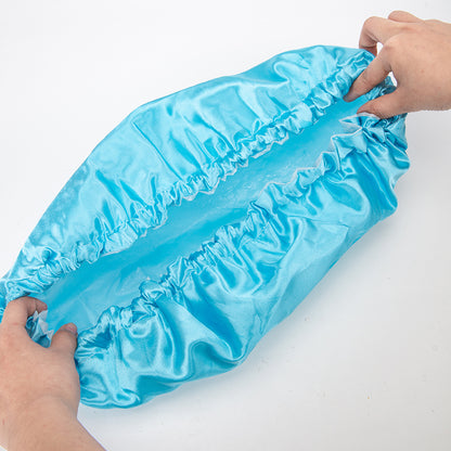Double-Layer Waterproof Reusable Shower Cap for Women – Spa & Bath Use