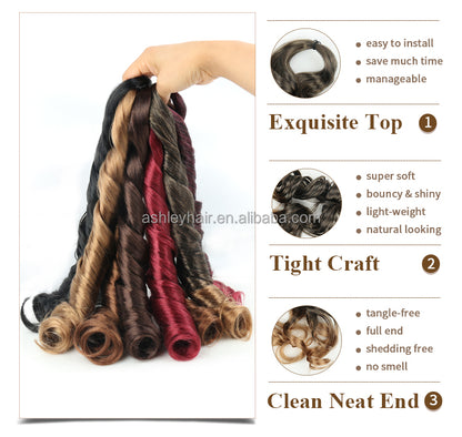 Julianna 24: Kanekalon Silky Pony Style Hair Extensions – 300g Body Wave Spanish/French Curl Braiding Hair