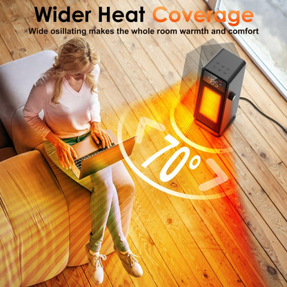 New 2025 Portable Electric Space Heater For Winter Home Fan Heater with Fast Heating Support