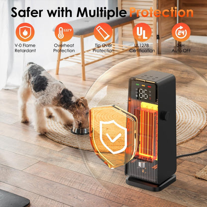 New 2025 Portable Electric Space Heater For Winter Home Fan Heater with Fast Heating Support