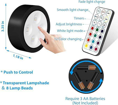 Modern RGB Picture Frame Light comes with 13 Colors, Magnetic LED Art Display Light with Remote (Battery Operated)