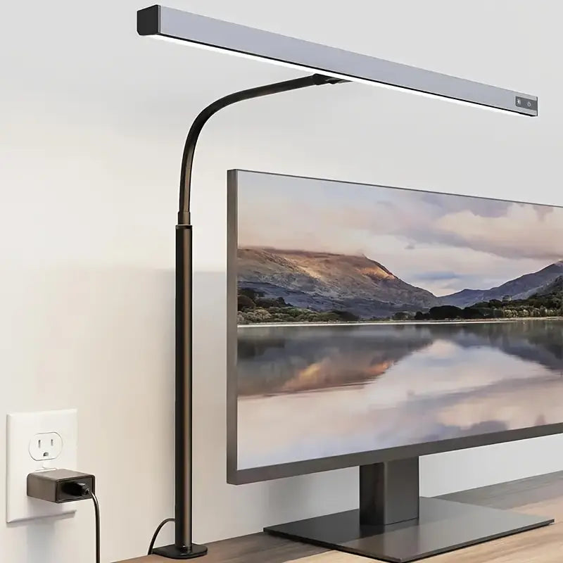 Adjustable LED Desk Lamp with Clamp & 3 Light Modes 💡