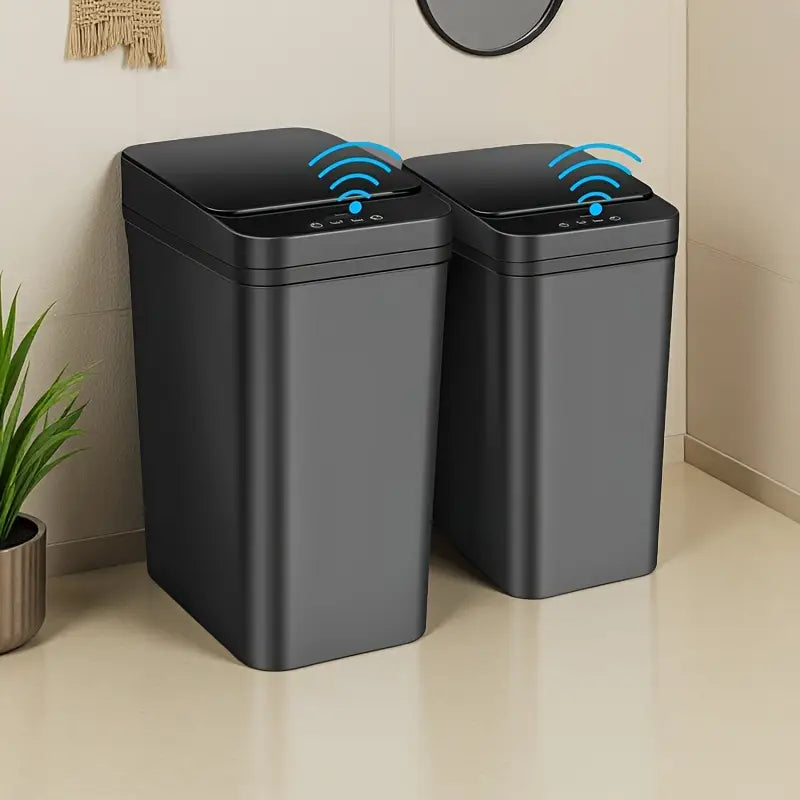 Trash Motion Sensor Bathroom Trash Can Set